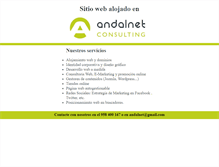 Tablet Screenshot of andalnetconsulting.com